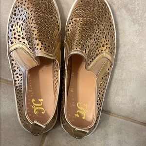 Women's Metallic Slip-On Sneakers
